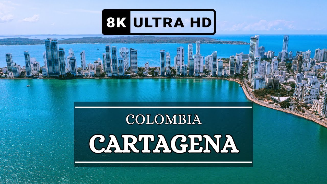 Cartagena, Colombia 8k Drone Footage