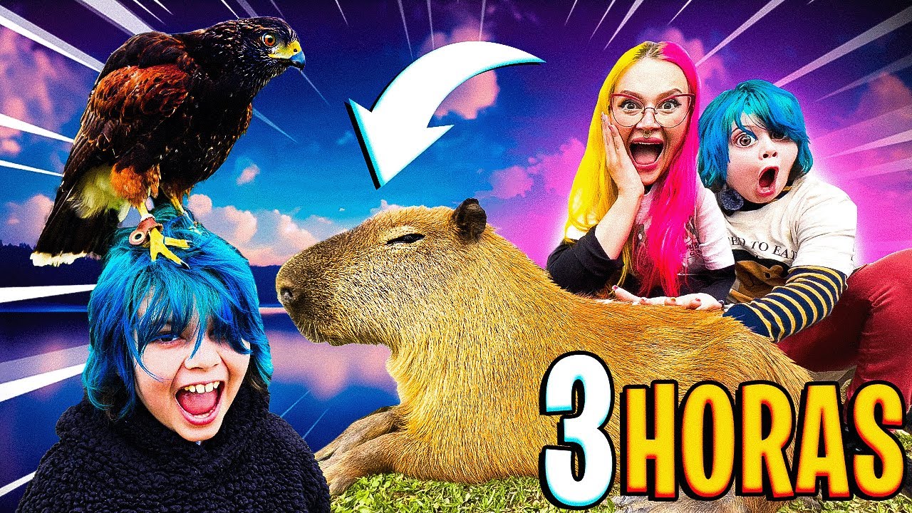 3 HORAS com CAPIVARAS e AVENTURAS MALUCAS 😱 PARTE 1 ( Alec GO! Vlogs )