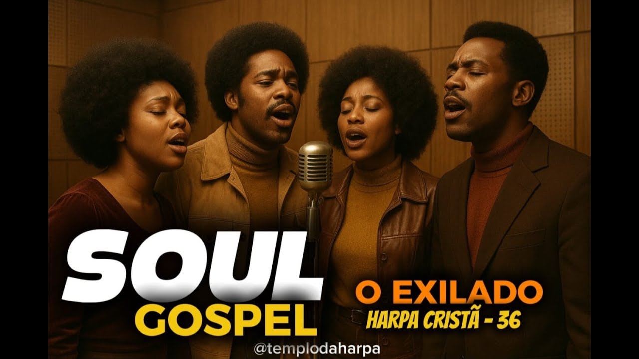 👉 O Exilado (Harpa Cristã nº 36) | Templo da Harpa – Hino com Soul e Presença de Deus