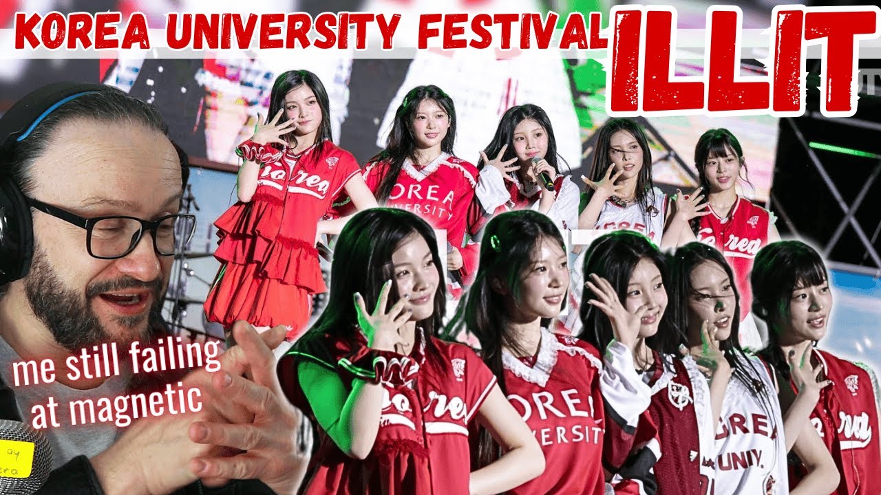 great performance!!! ILLIT (아일릿)  - Korea University Festival full performance reaction