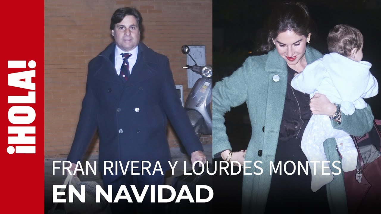 Lourdes Montes y Fran Rivera, primeras Navidades como familia numerosa: 