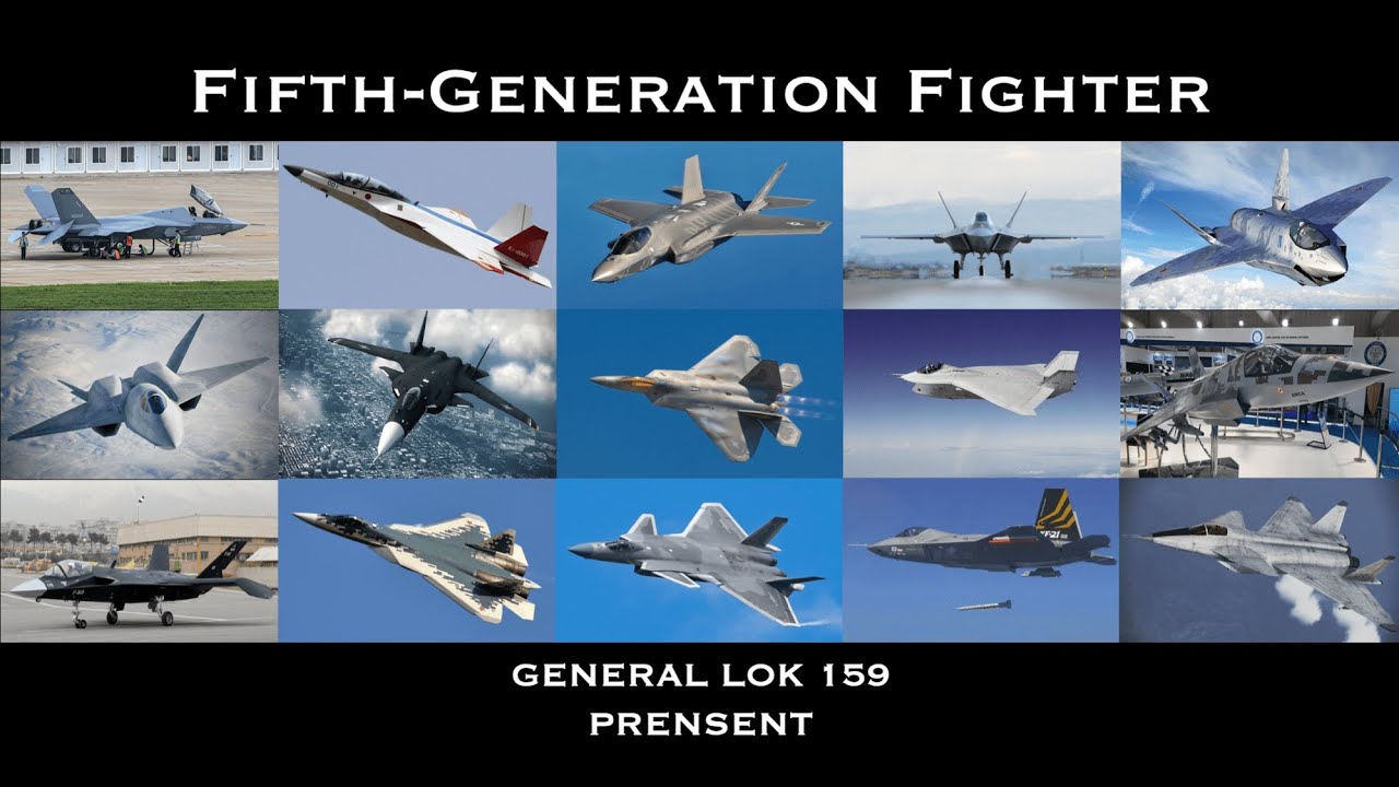 All 5th Generation Fighter Jets in the World Compilation