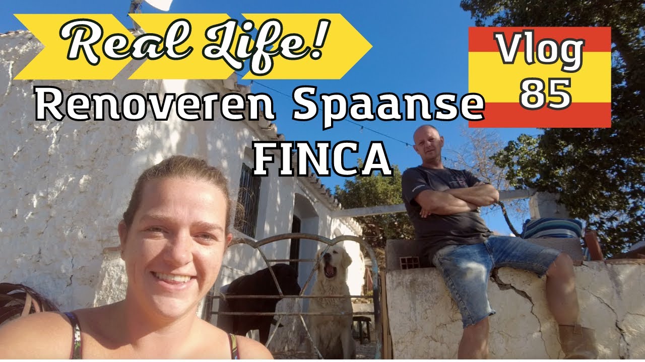 ONZE SPAANSE HUIS VERBOUWEN | BADKAMER MEUBEL & STUCEN MET CEMENT | NEDERLANDS | OFF GRID #85