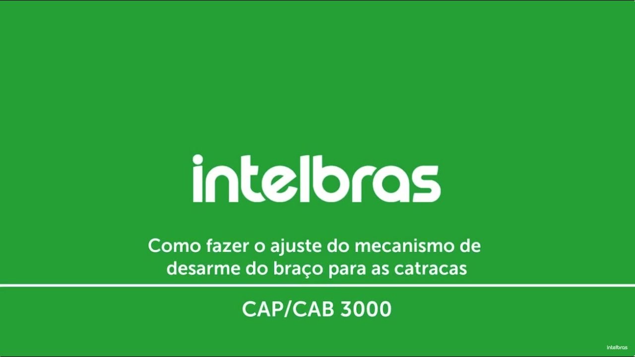 Configura&ccedil;&atilde;o Para Bra&ccedil;o da Catraca CAP 3000
