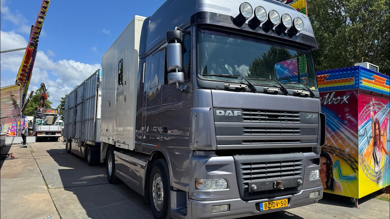Kermis Uitgeest 2025 Transport en opbouw Deel 3