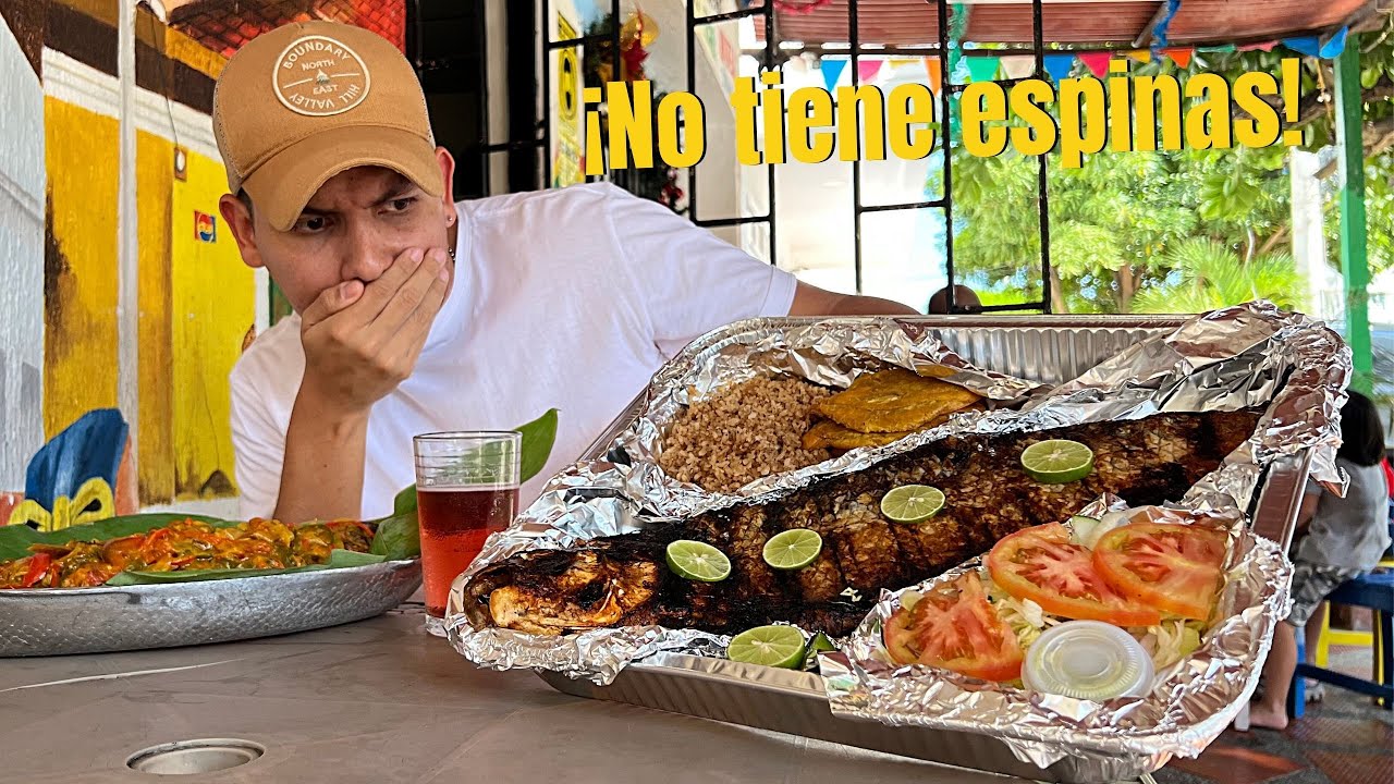 Probando el BOCACHICO en CABRITO gigante y SIN ESPINAS de Caiman Express en BARRANQUILLA