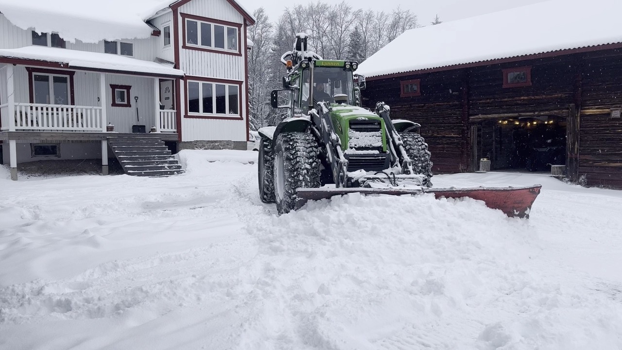 Backhoe Winter Prep, Snow Plowing & a Christmas Parade