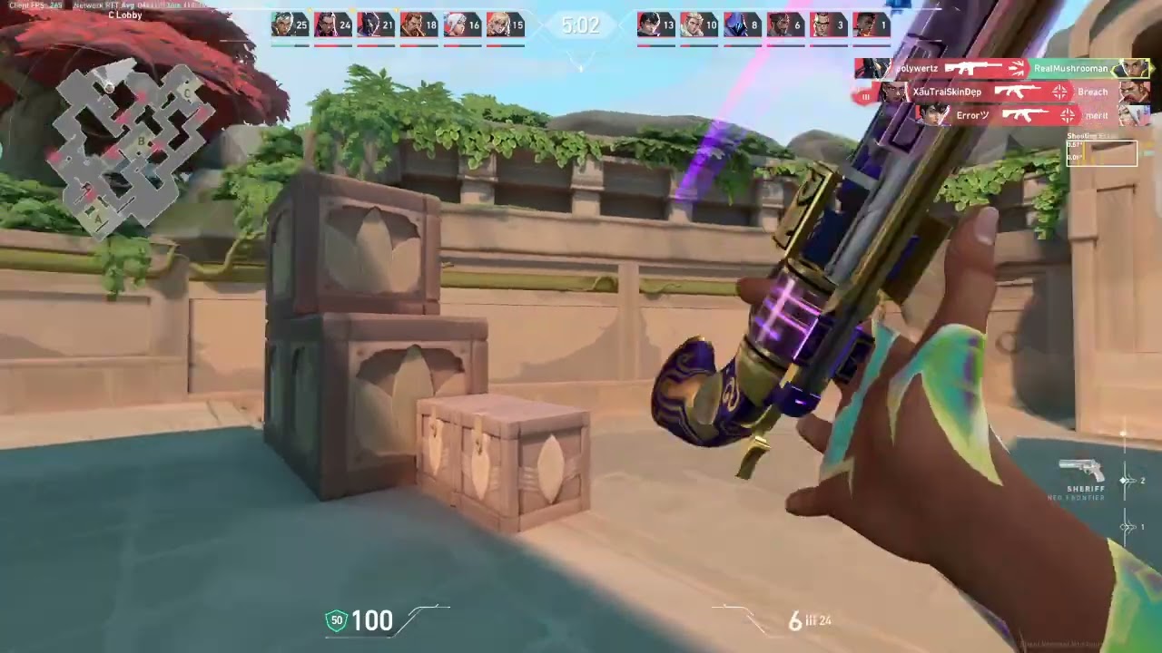Won Deathmatch with only sherrif