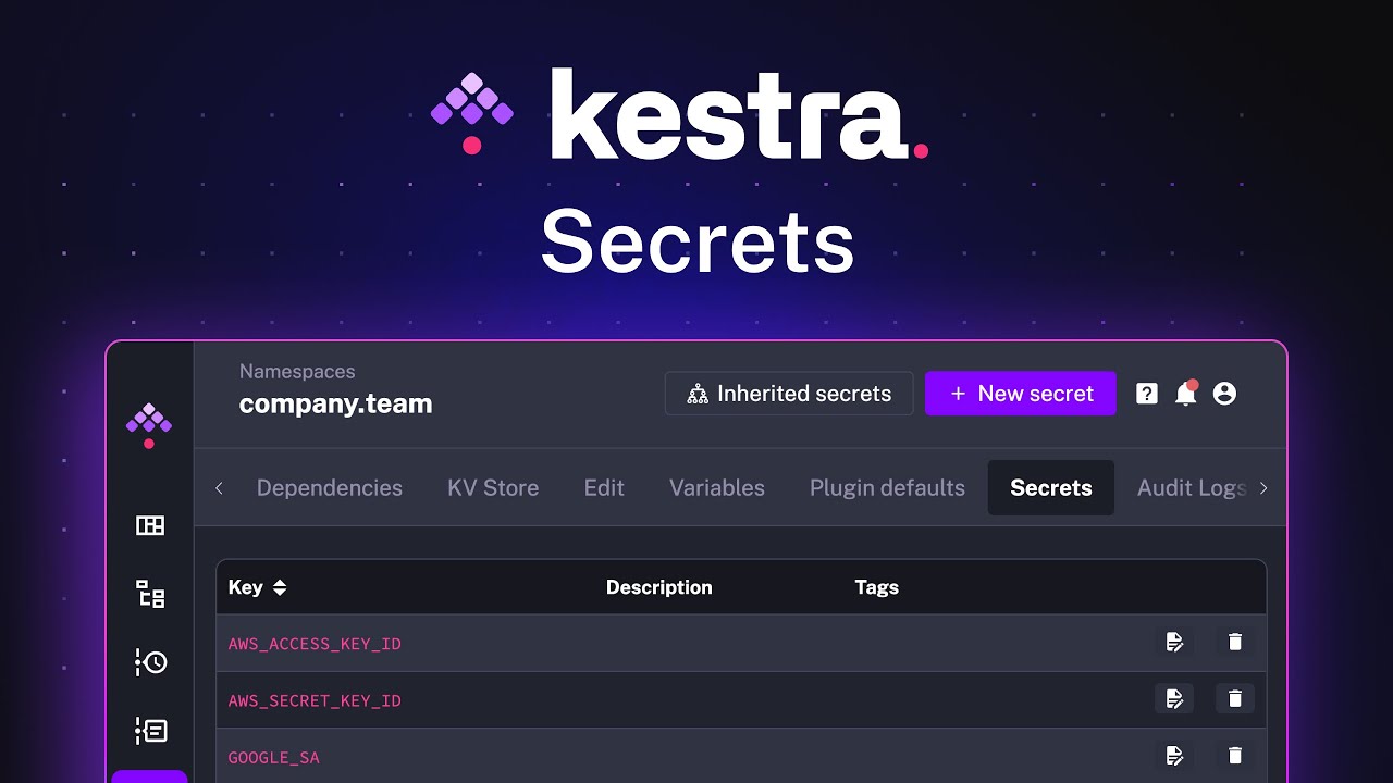 Manage Secrets in Kestra | How-to Guide