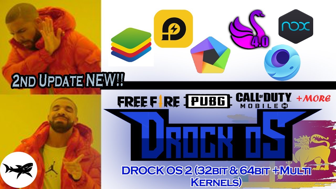 DROCK OS 2 Installation Gaming OS 64bit and 32bit +Multi Kernels Low end pc | Tutorial