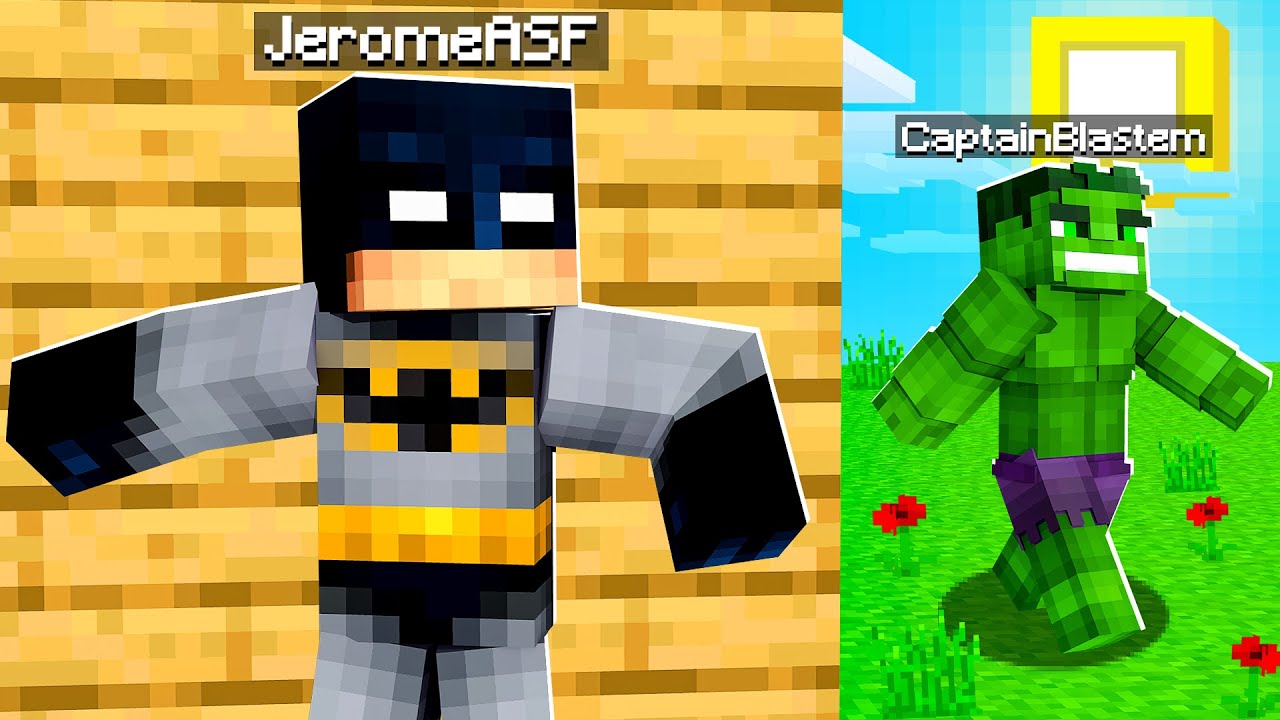 Играем в Murder Mystery за супергероев в Minecraft | JeromeASF