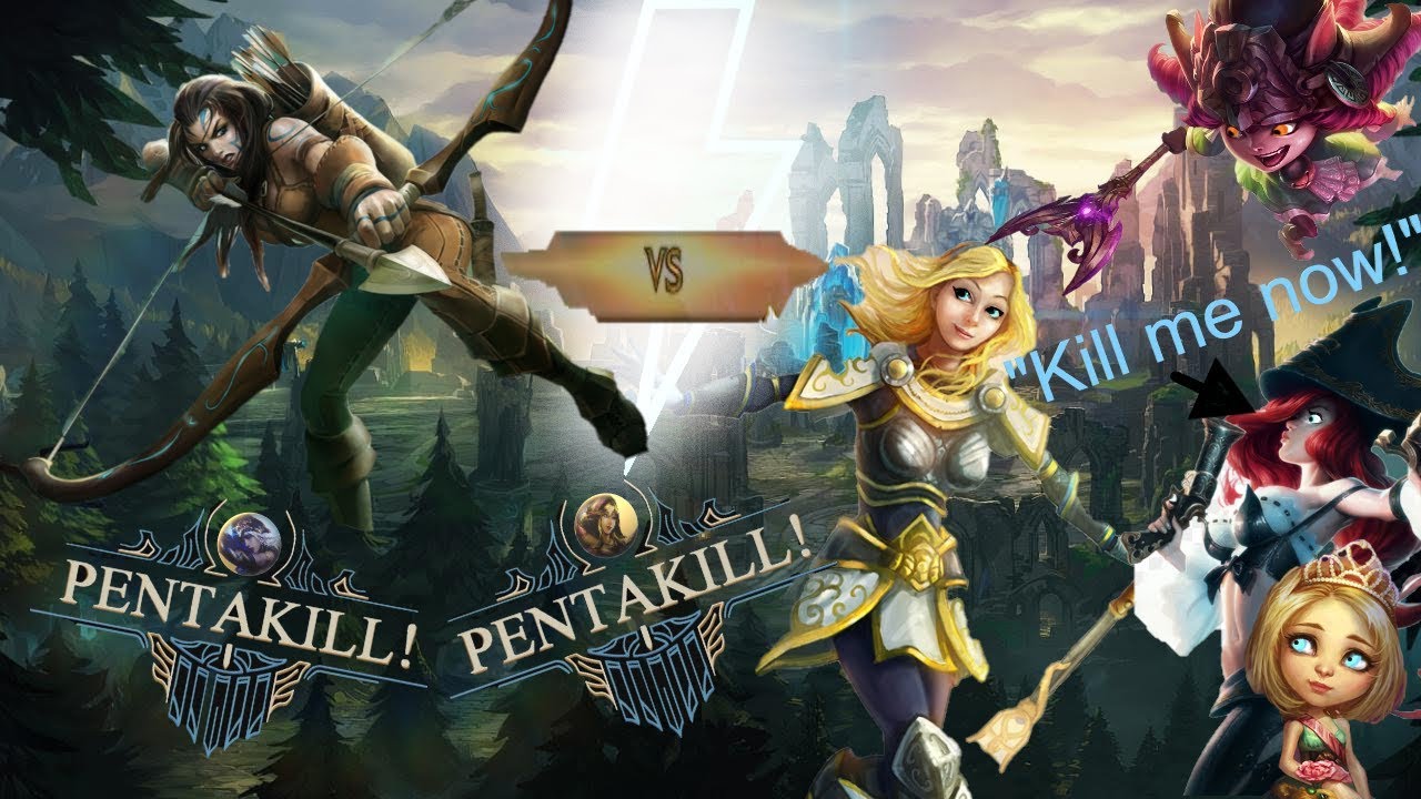 Ashe VS Lux  (Montage Video)