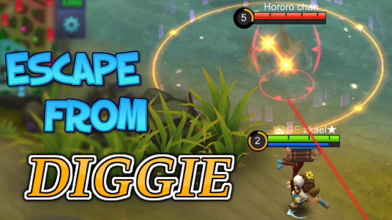 34 HEROES TRYING TO ESCAPE FROM DIGGIE