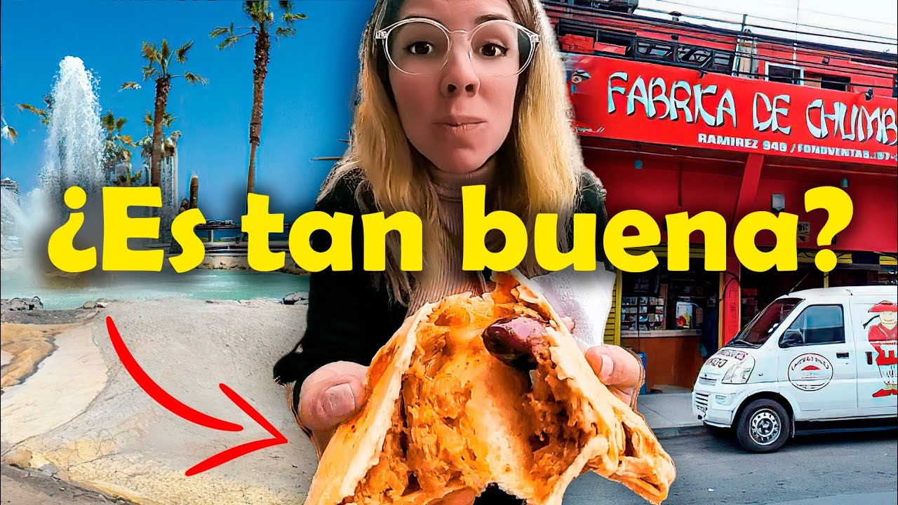 REACCIÓN de una CUBANA a la empanada de pino 😮¿La mejor comida callejera en Chile, Iquique?