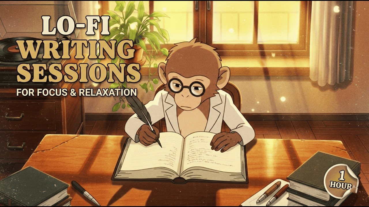 1 Hour Lo-Fi Writing Session 🖋️ Beats to Focus, Study & Relax