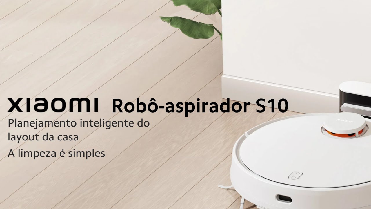 XIAOMI ROBOT VACUUM S10  ROBÔ ASPIRADOR E PASSA PANO