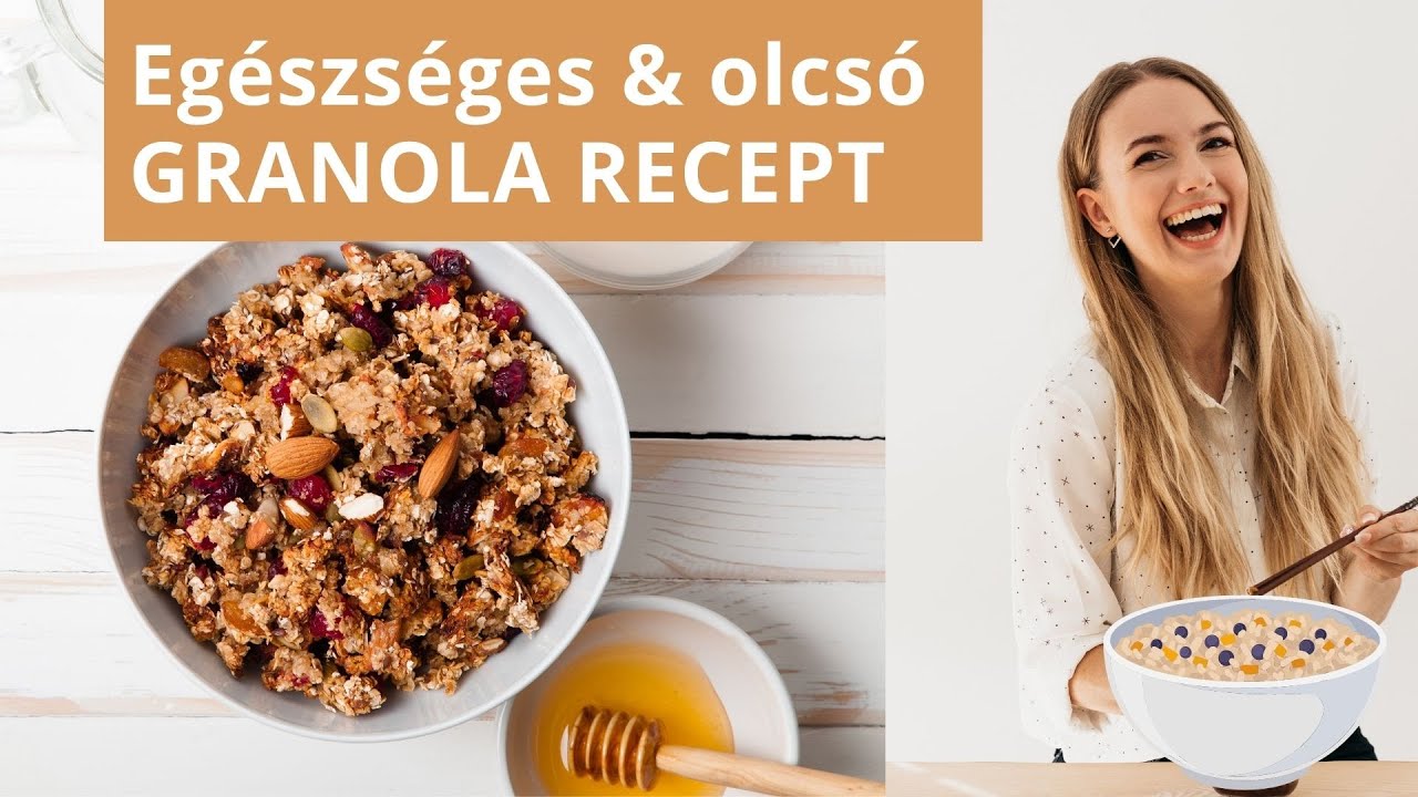 Házi granola recept- egészséges és egyszerű