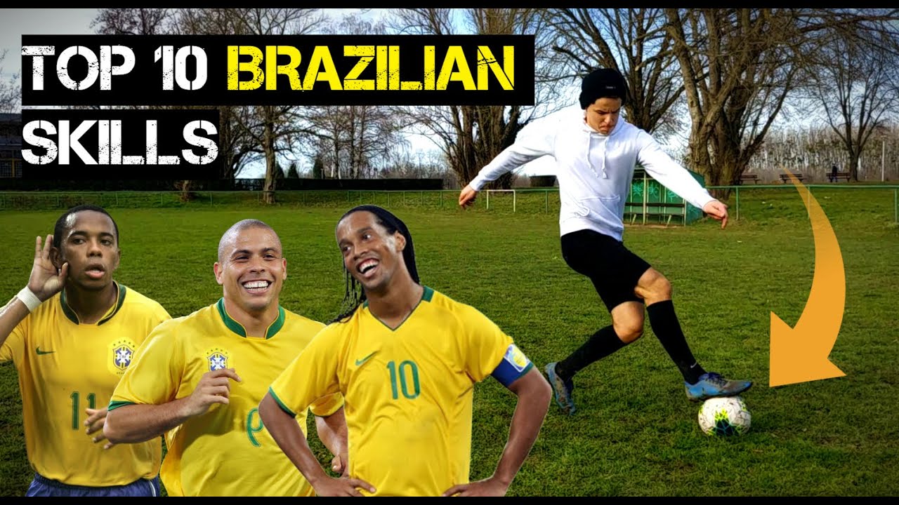 Learn 10 Cool BRAZILIAN Football Skills - Tutorial | UFS2000