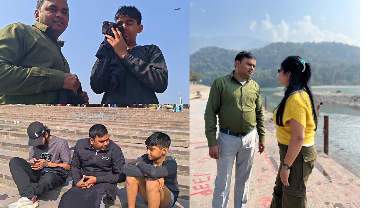 #जानू गिरा गंगा जी में😳 yah vlog 👉 3 February ka h