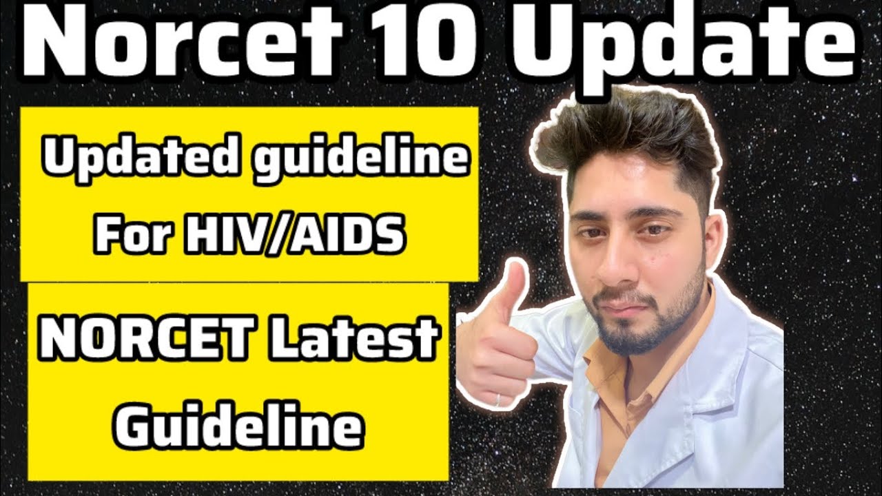 NORCET 10 NEW GUIDELINES | NORCET LATEST UPDATE | HIV GUIDELINE | AIIMS 