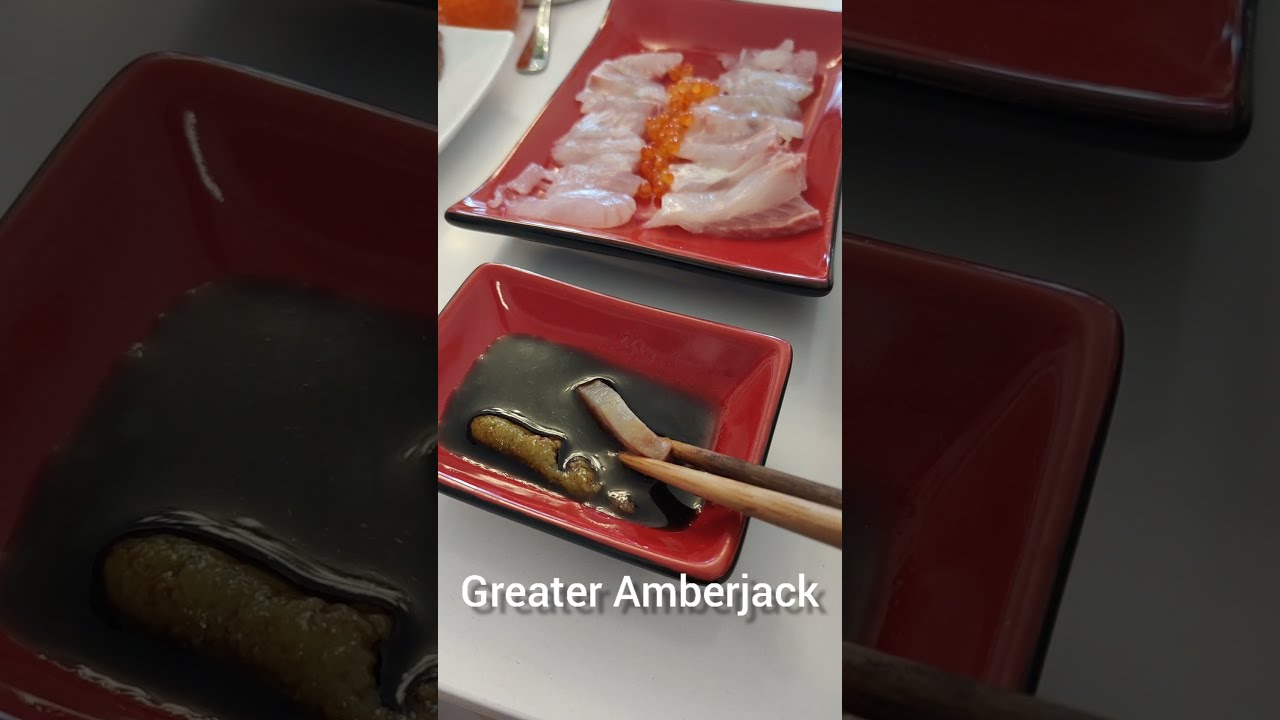 Amberjack & Gilt head bream sashimi 🐟