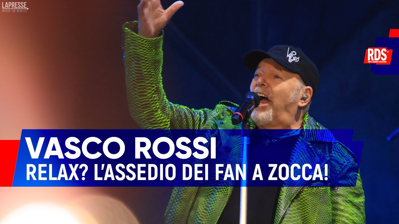 Vasco torna a Zocca per rilassarsi e invece viene assediato dai fan