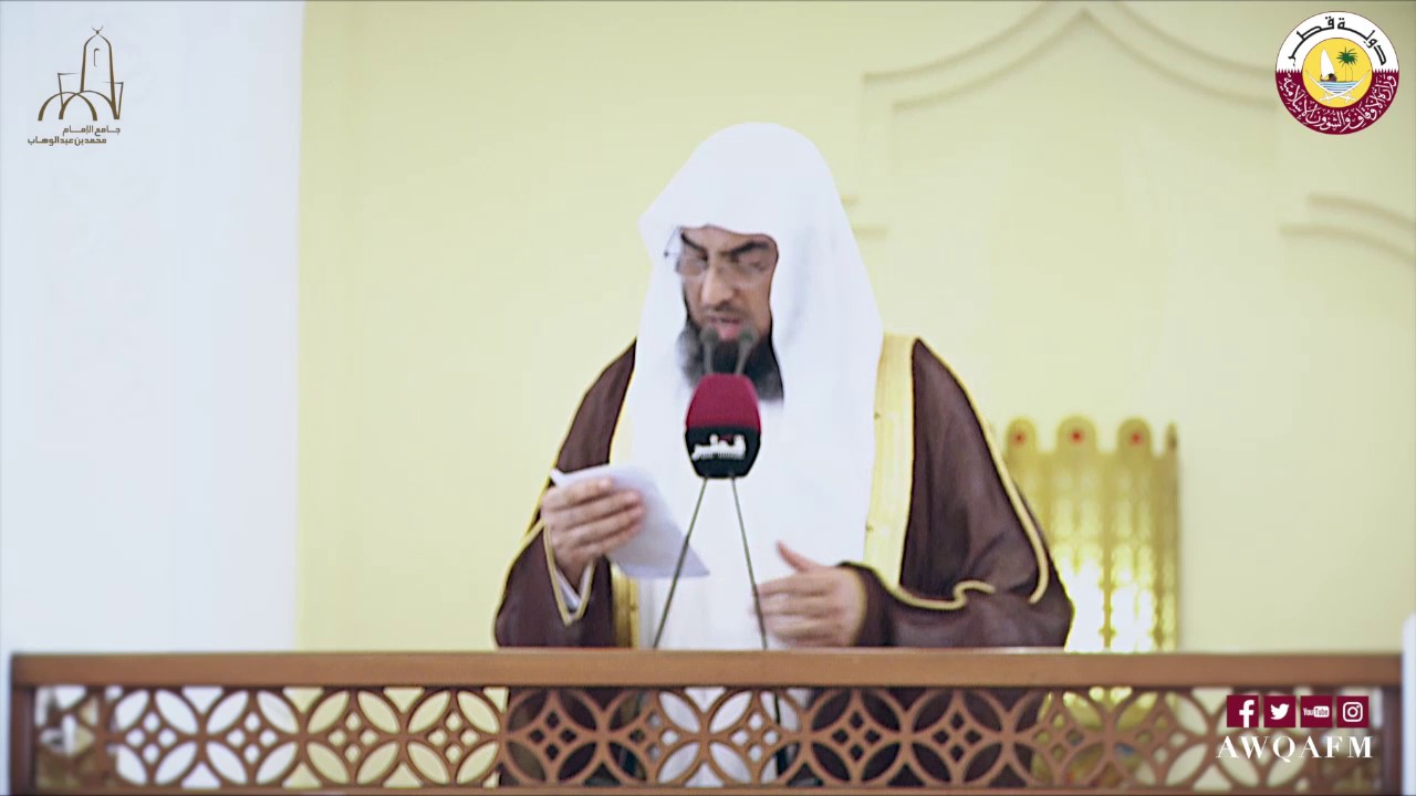 خطبعة بعنوان الكذب للشيخ د. محمد بن حسن المريخي