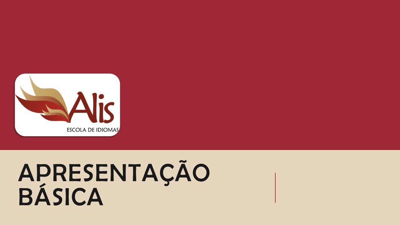 #59 Aulão - Apresentação Básica 08/01/25