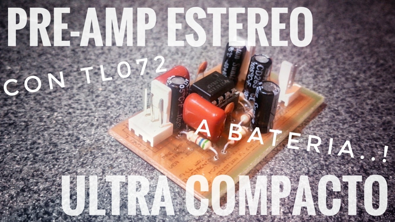 Preamplificador Estéreo Ultra Compacto a Batería - Parte 1 - Diagrama