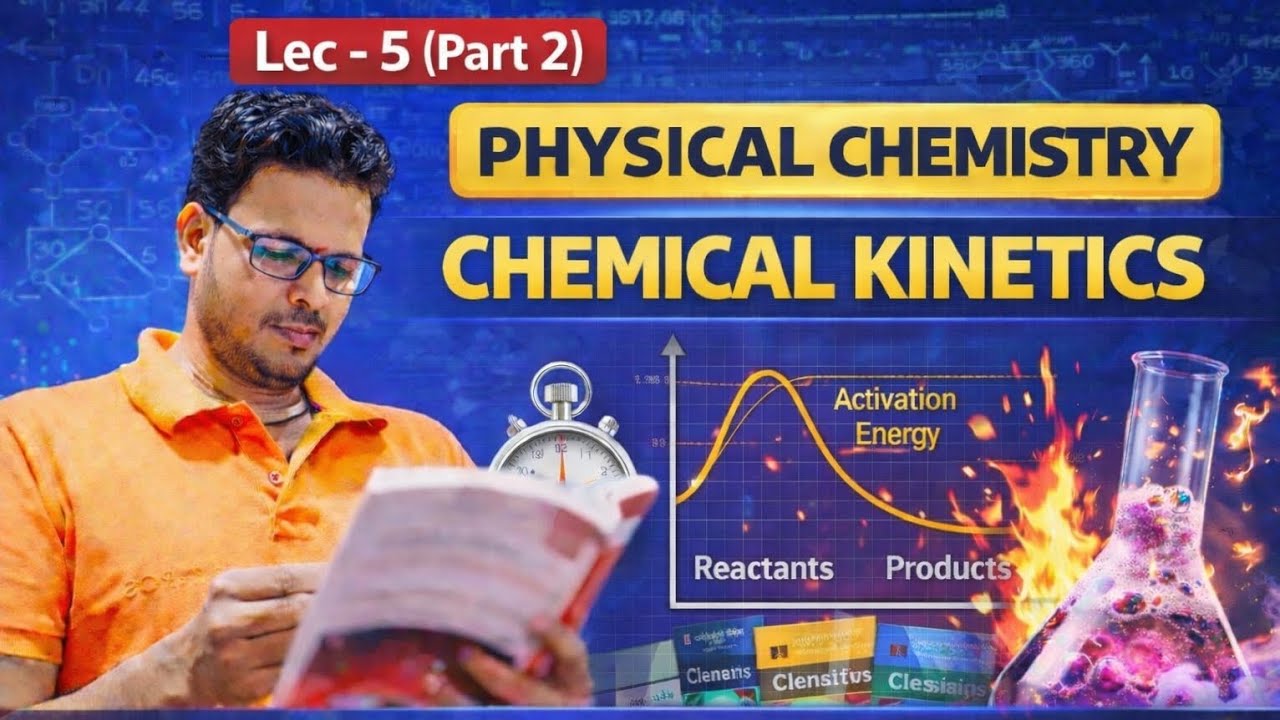 Half Life of First Order Reaction Explained 🔥 Relation Between k and t₁/₂ | Chemical Kinetics