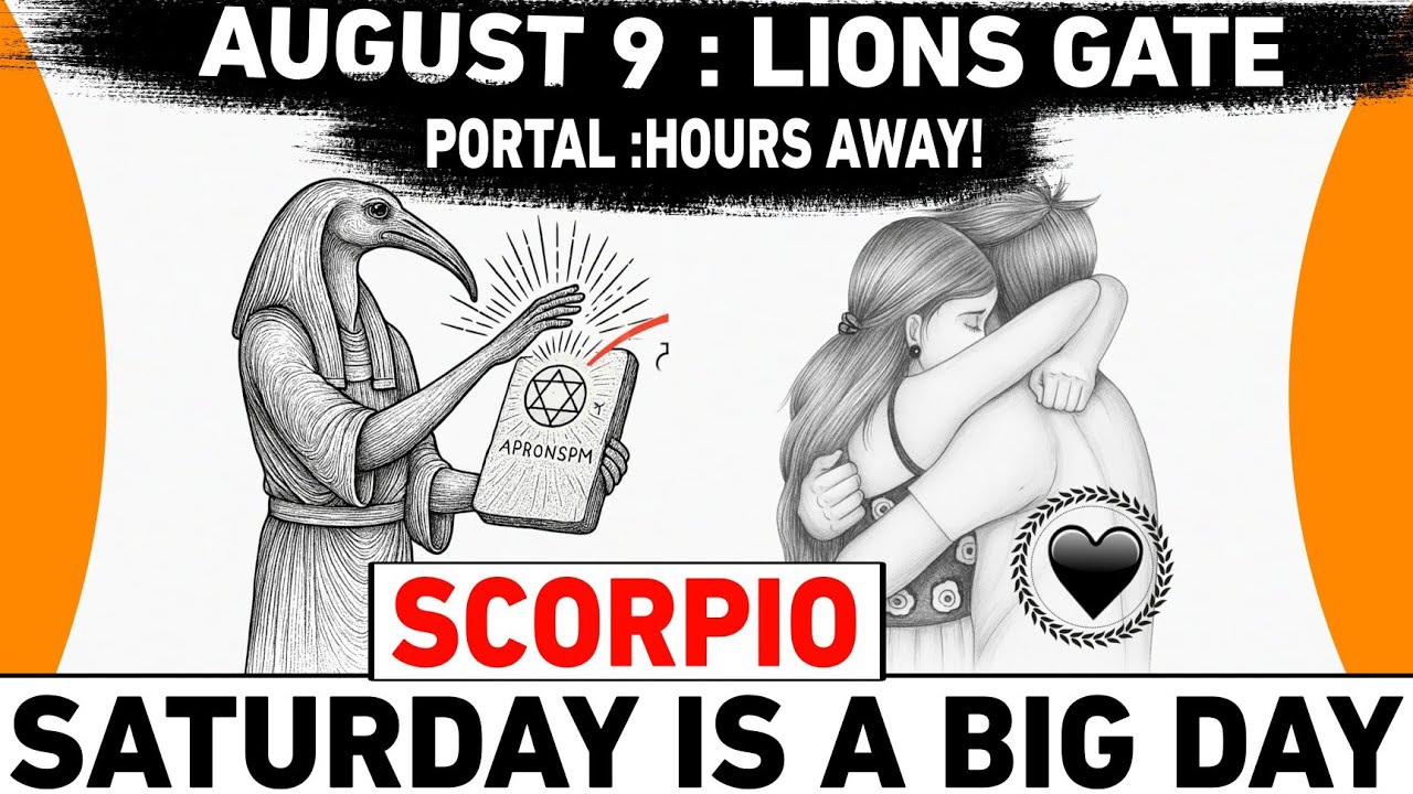 🔥 SCORPIO ♏ AUGUST 9: The Lions Gate Prophecy 🦁&ndash; 3 Soul Shifts That Change EVERYTHING in HOURS! 💎