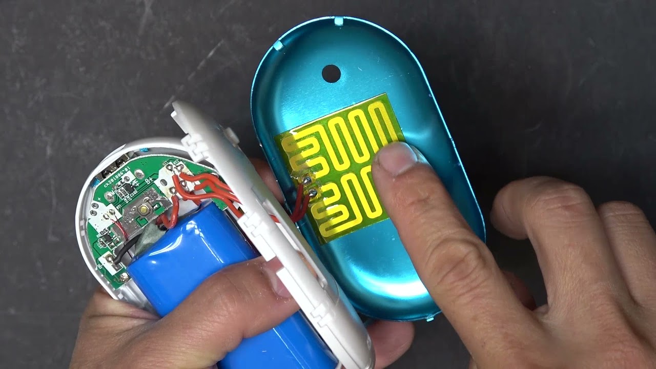 Review, teardown, & upgrade: Electric hand warmer & USB power bank combo