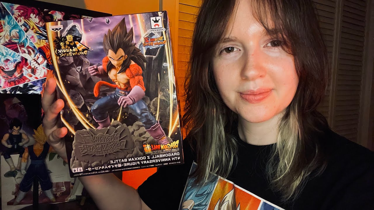 ASMR Unboxing The Dragon Ball Z Dokkan Battle 4th Anniversary Vegeta Figure