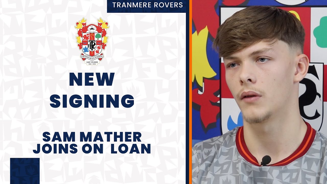 New signing | Manchester United's Sam Mather joins Tranmere on loan