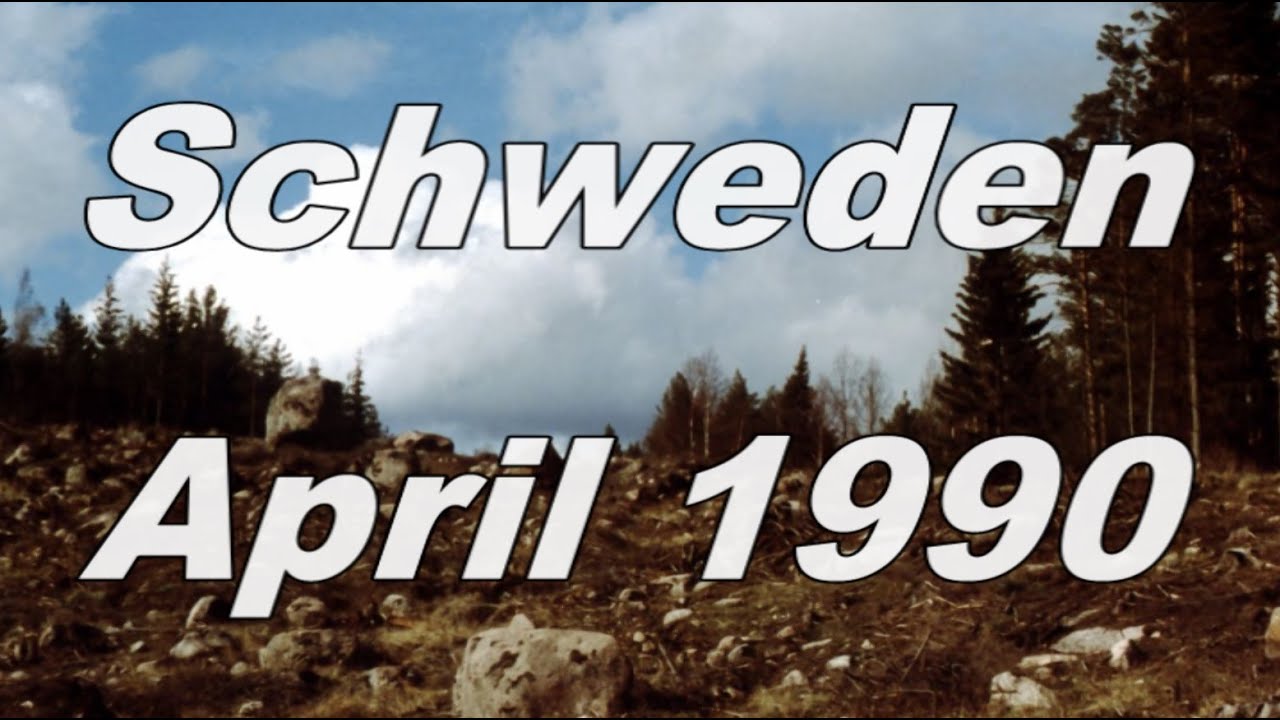 Schweden Diaschau April 1990