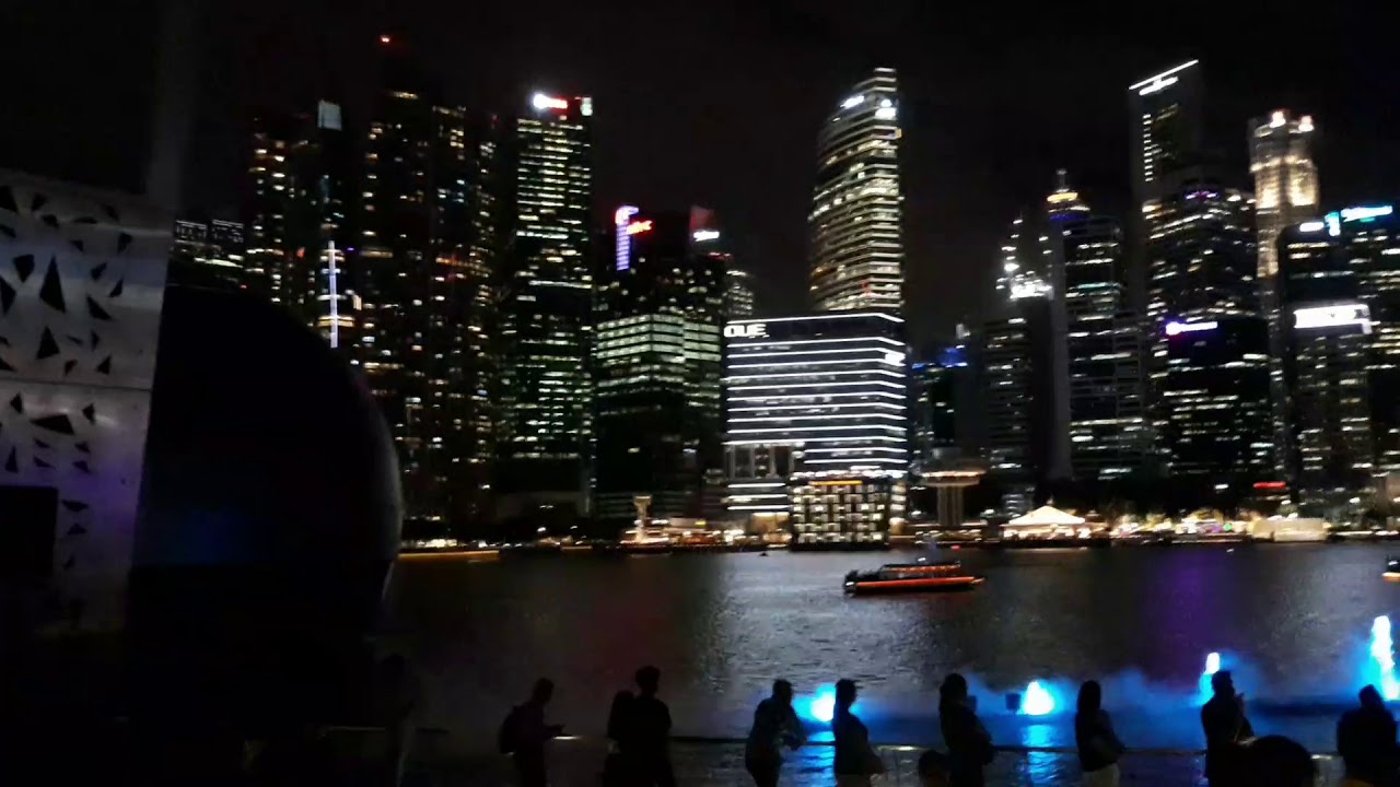 SINGAPORE FOUNTAIN ! AIR MANCUR SINGAPURA | MARLION PARK