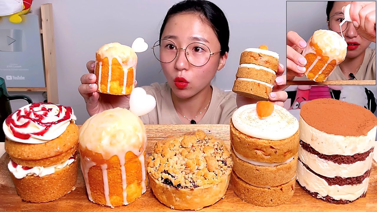 당근케이크 레몬파운드 티라미수 타르트 케이크 디저트 먹방 Dessert Mukbang