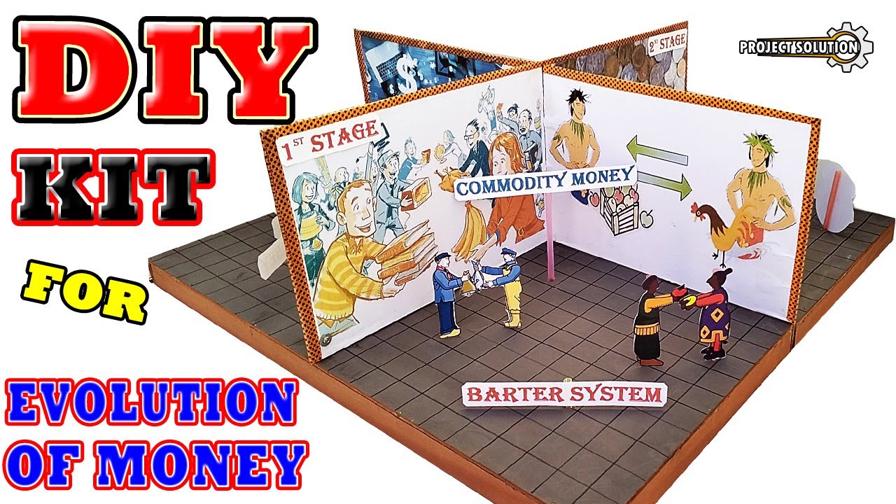 DIY KIT FOR EVOLUTION OF MONEY || B.ED TEACHING AIDS || PROJECT SOLUTION