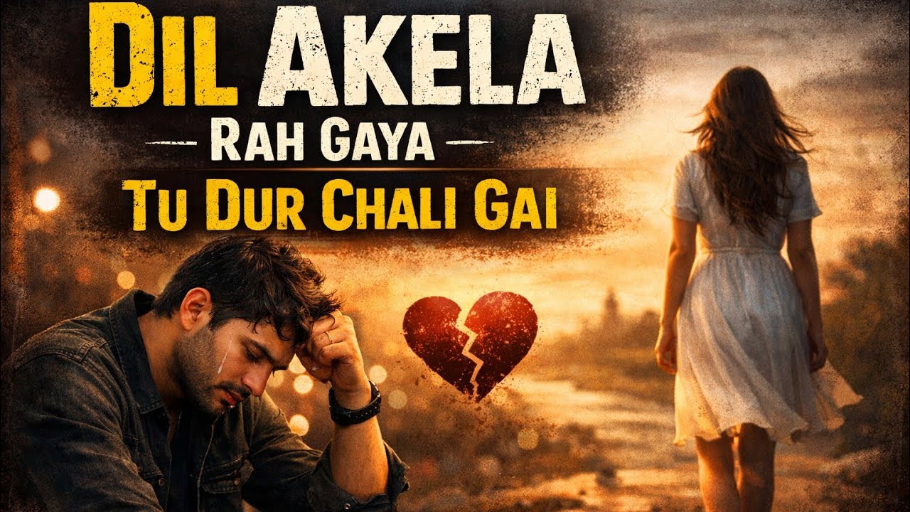 “Dil Akela Rah Gaya 💔 Tu Dur Chali Gai | Sad Love Song 2026”