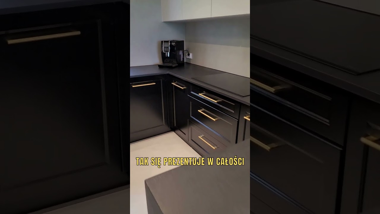 Blat z mikrocementu, efekt kamienia na blacie, blat kuchenny inaczej #blat #interiordesign