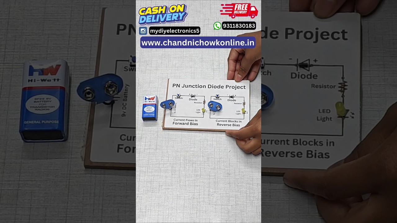 PN Junction Diode Project Ideas for Working Model Class 12 Students #shortsvideo #shortsfeed #shorts