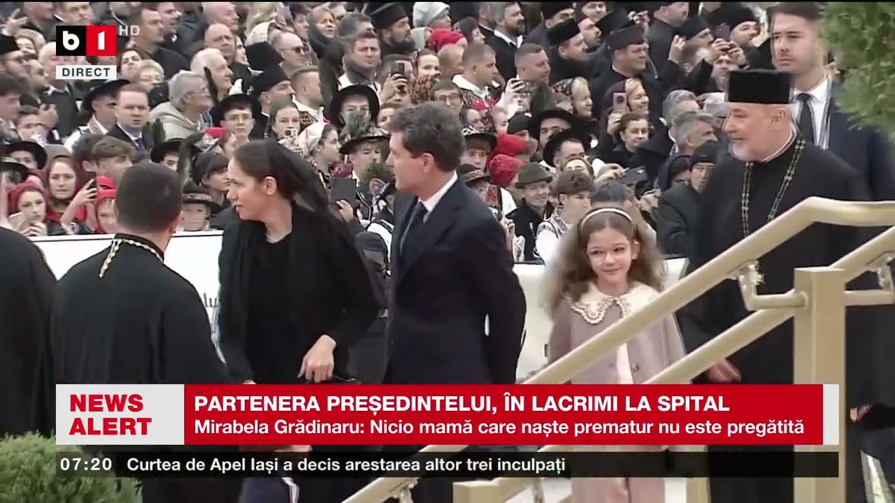 PARTENERA PREȘEDINTELUI, &Icirc;N LACRIMI LA SPITAL_Știri B1TV_15 nov. 2025