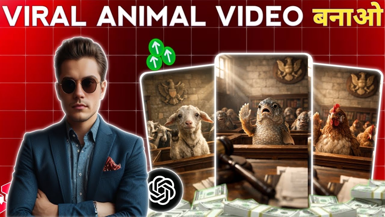 AI Se Viral Animal Cartoon Video Kaise Banaye | Mobile Se AI Video Editing 2026