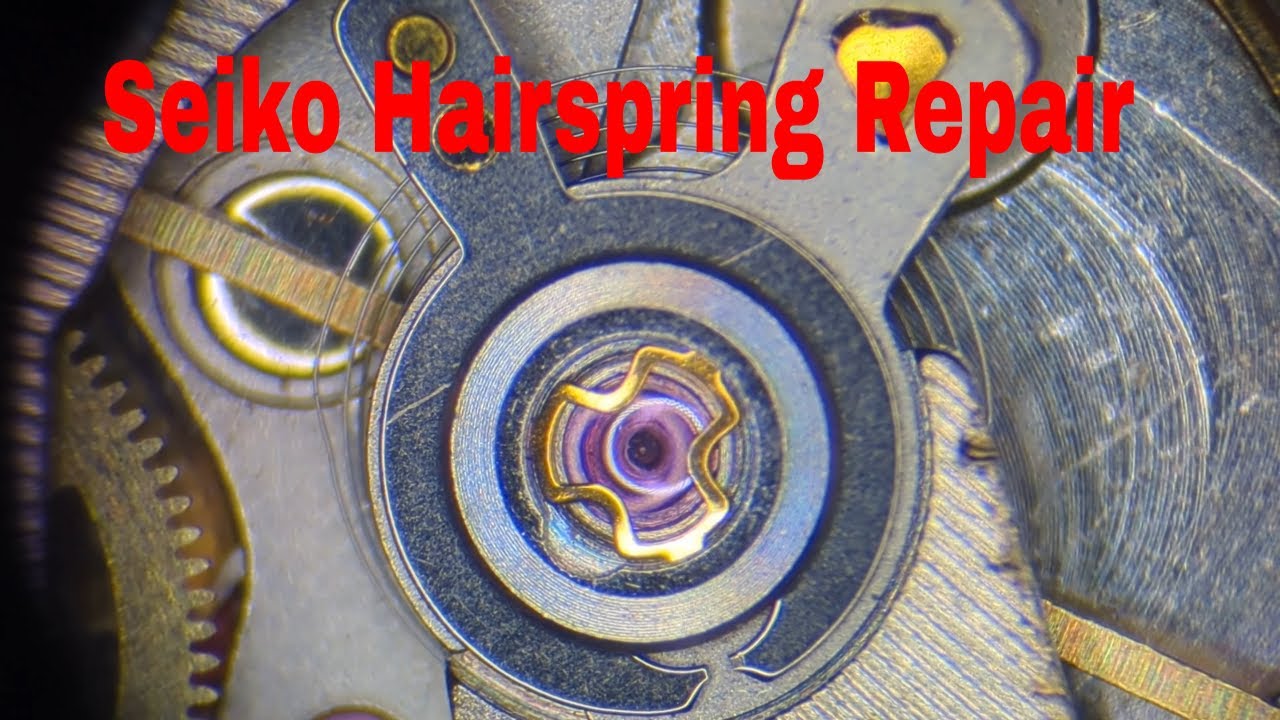 Watch Repair Secret - How to Fix a Damaged Balance Hairspring!