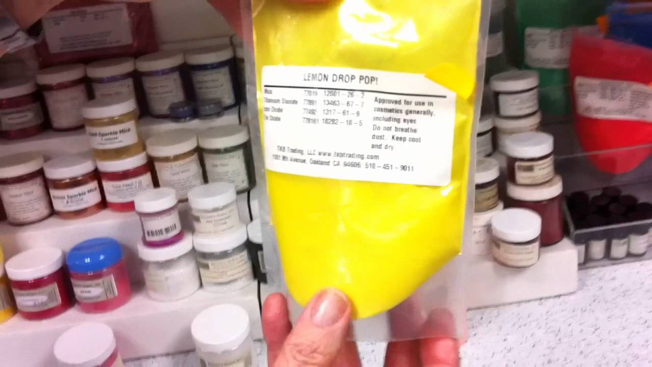Colorants in Handmade Soap