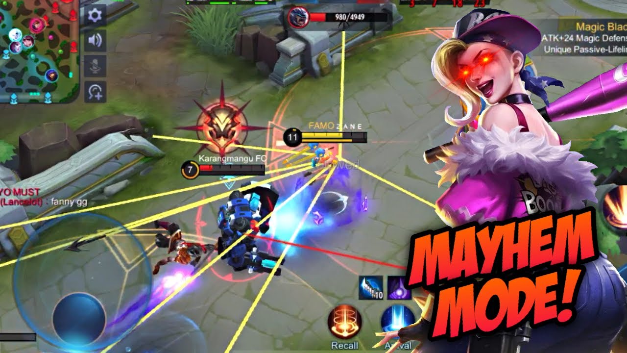 *1000 CABLE!* NEVER STOP FREESTYLE!! FANNY IS TOO OP!! - Mobile legends bang bang