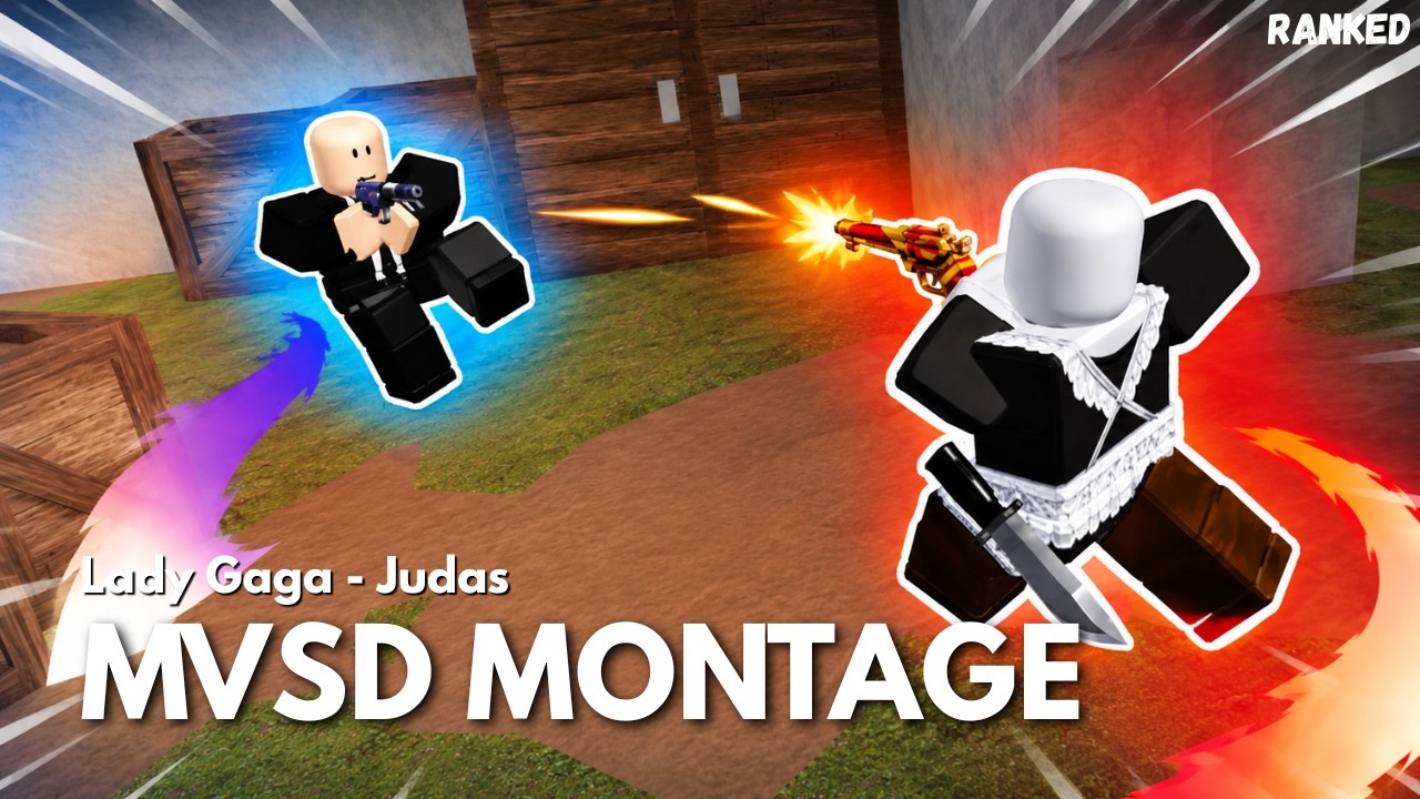 MVSD Montage #4 | Judas - Lady Gaga | Roblox | LN Playz