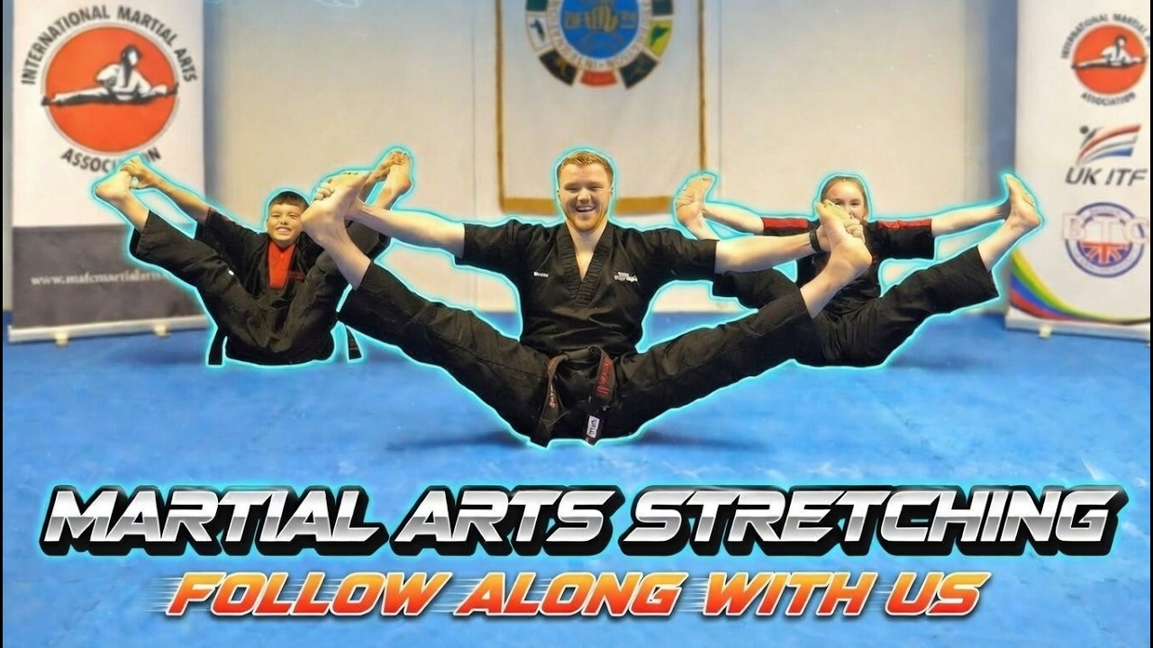 Martial Arts Stretching Tutorial | FOLLOW ALONG & STRETCH WITH US (Get High Kicks & Splits)