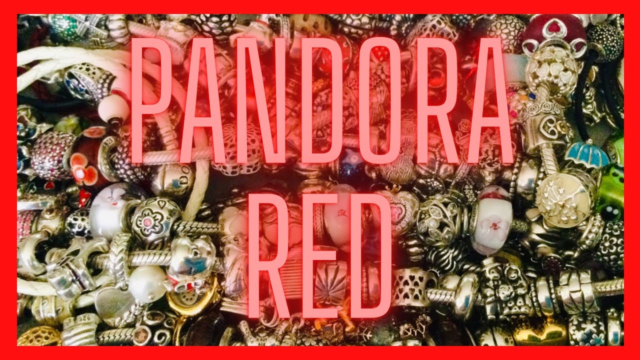 All the ❤️ RED ❤️ in my PANDORA Collection