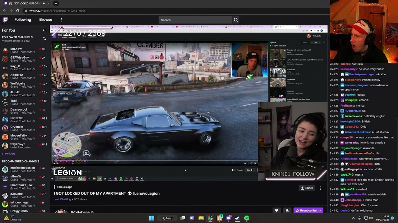 Louu Reacts To Wolfabelle Violating Him